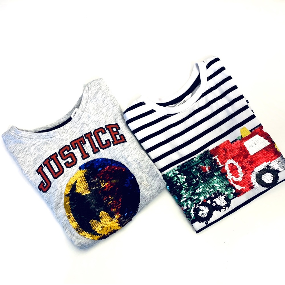 Sold/Two GUC H&M reversible sequin T-shirts